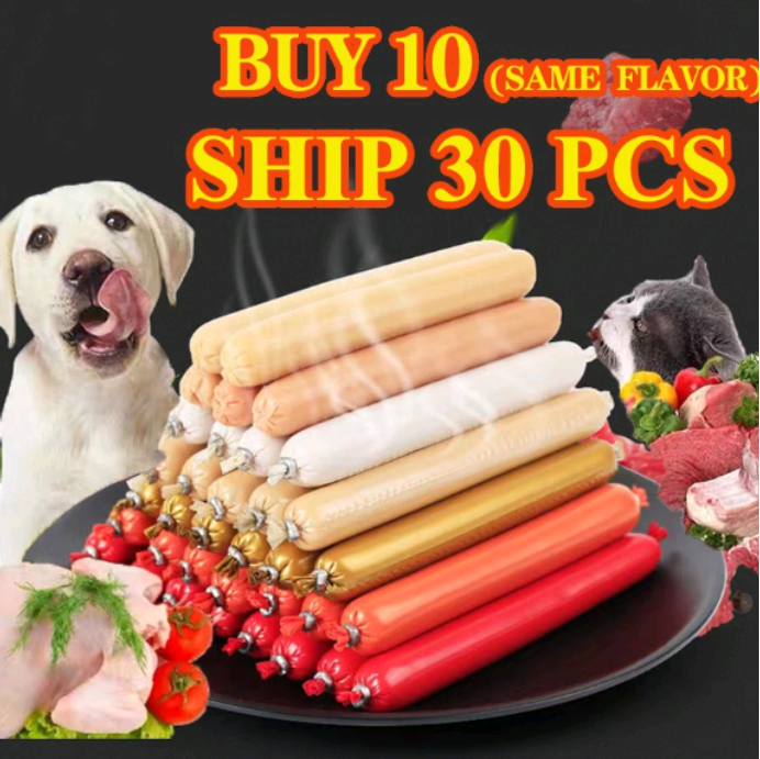 Pet Sausage Dog Sausage 15g Cat Sausage Pet Snack Cat Dog Food Treats Ham Dog Training&nbsp;Sausage