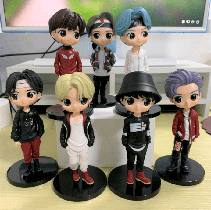 1-7st Generations 7PCS BTS Kpop Bangton Boys Figurine Mini Idol Doll Deluxe Figure Play&nbsp;Set
