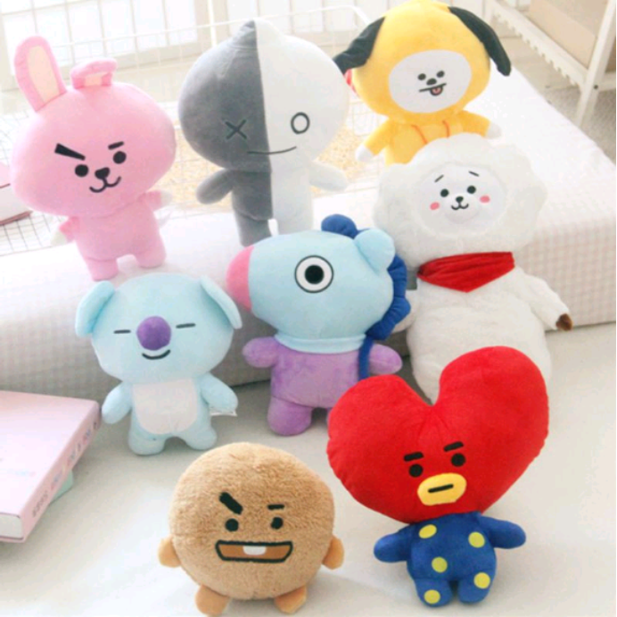 BTS BT21 7inches (26cm) Kpop Stuff Toy Stuffed Toys from South&nbsp;Korea